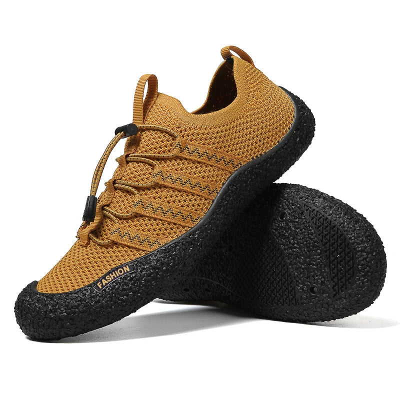 Barefoot Beach Wading Shoes Men's Quick Dry Mesh Water Sports Shoes Women Anti-slip Seaside Aqua Shoes Outdoor Wading Sneakers