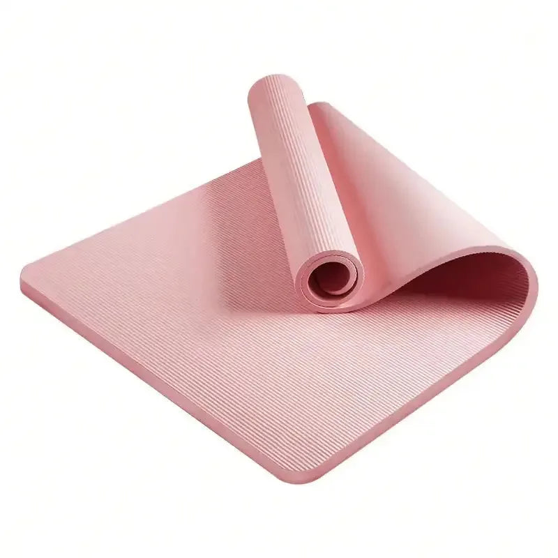 Local Delivery-8mm Thick Non Slip Yoga Mat, Eco-Friendly Shock Absorbing Exercise Mat, Lightweight Portable Workout Mat for Home Gym Pilates Fitness