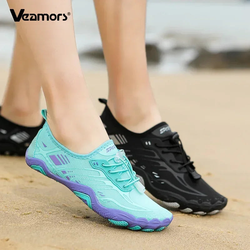 Quick Dry Water Shoes for Men Women - Breathable Non-Slip Aqua Sneakers Outdoor Wading Footwear for Swimming Surf Sailing Beach