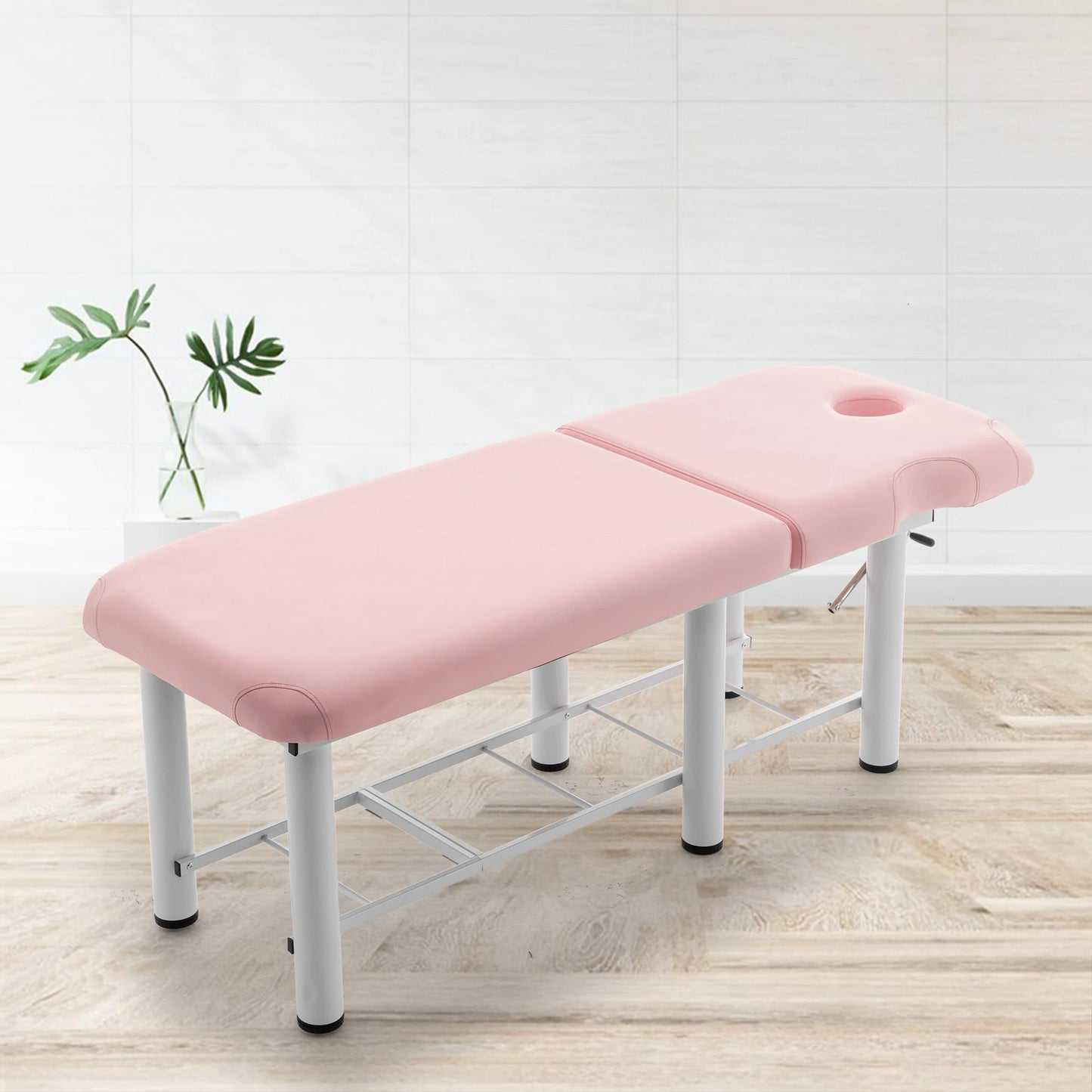 73"×28"×27" Saloniture Professional Portable Lightweight Bi-Fold Massage Table Portable Lash Beds, Spa Bed, with Aluminum Legs