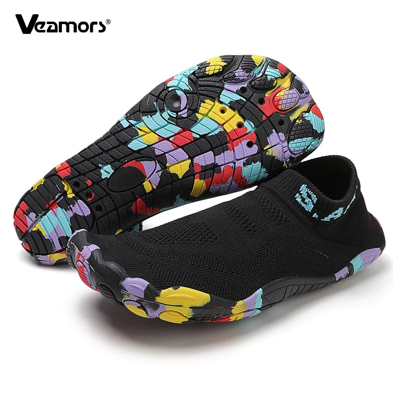 Quick Dry Water Shoes for Men Women - Breathable Non-Slip Aqua Sneakers Outdoor Wading Footwear for Swimming Surf Sailing Beach
