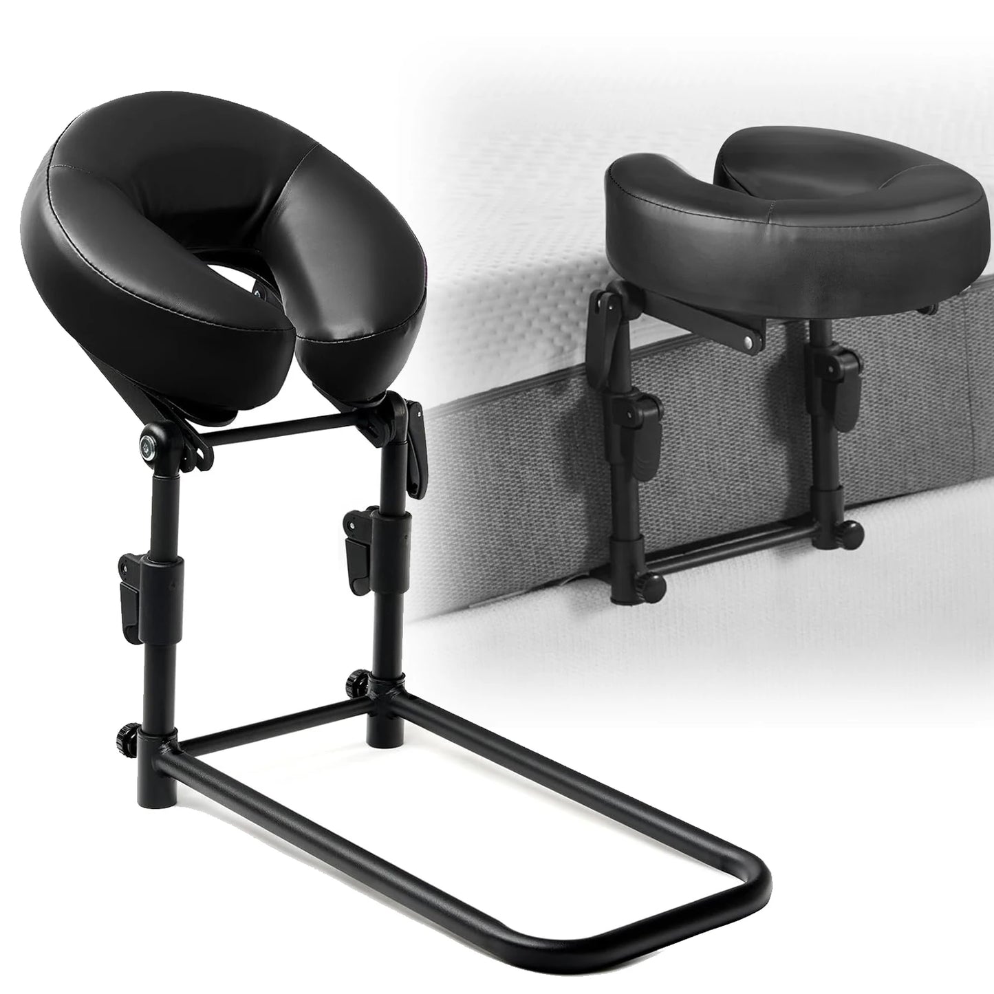 Massage Headrest for Bed, Head Cradle Home Mattress Top Massage Table, Adjustable Face Down Pillow for Salon SPA Massage Bed