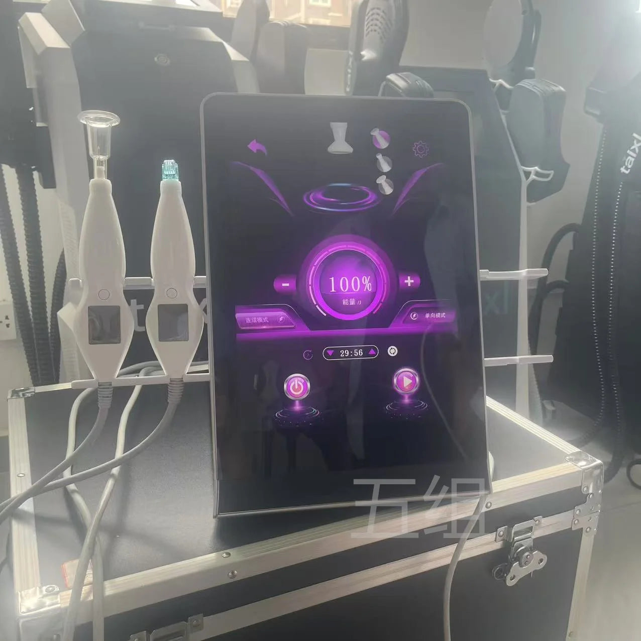 8-in-1 Cold Hot Plasma Machine Diamond Stamp Ozone Plasma Machine Skin Rejuvenation Anti-Aging Facial Care Beauty Equipment