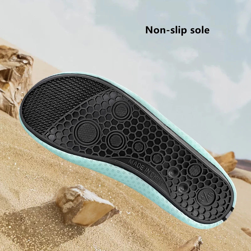 Summer Adult Swimming Beach Barefoot Water Shoes Woman Light Wader Fishing Sea Shoes Quick-Dry Man Aqua Shoes